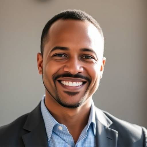 Professional headshot of Marcus Johnson, the Location Manager at Scenic Vista Films. He is smiling warmly.